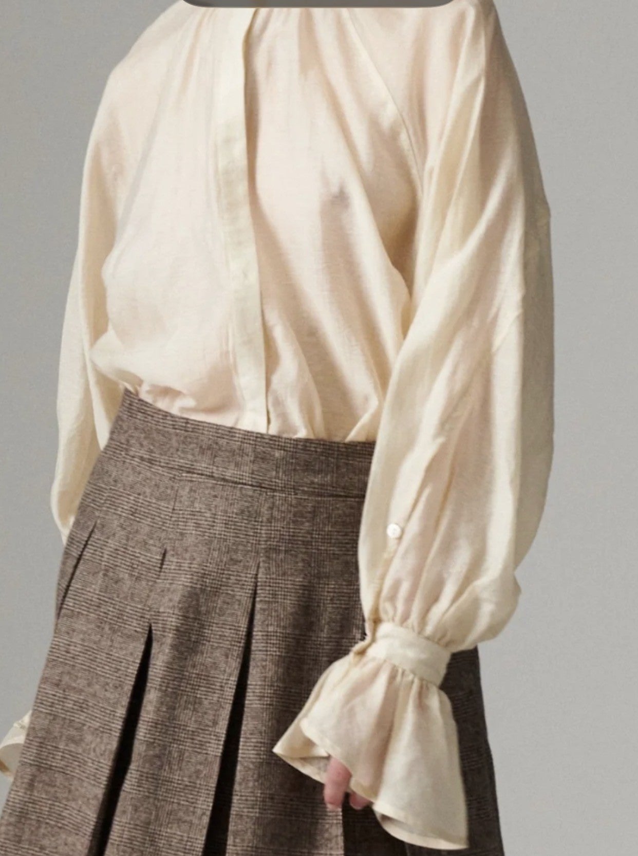 DAY BIRGER ET MIKKELSEN WAYO LINEN TENTO SHIRT - ECRU