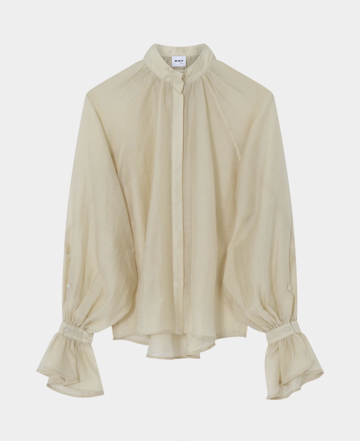 DAY BIRGER ET MIKKELSEN WAYO LINEN TENTO SHIRT - ECRU