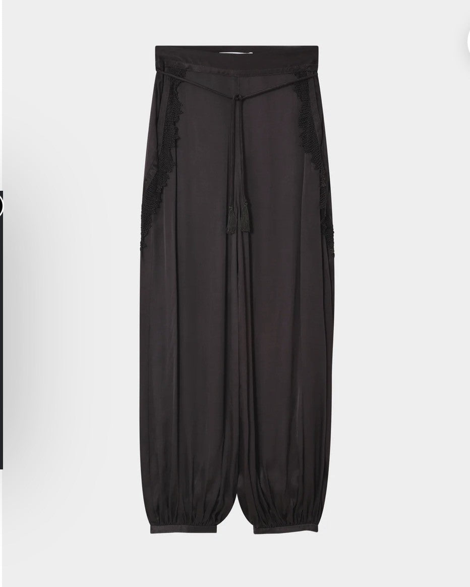 DAY BEA PANTALON SILKY TOUCH - GANACHE
