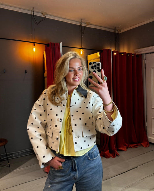 BAUM UND PFERDGARTEN BEBETH JACKET CREME DOTS