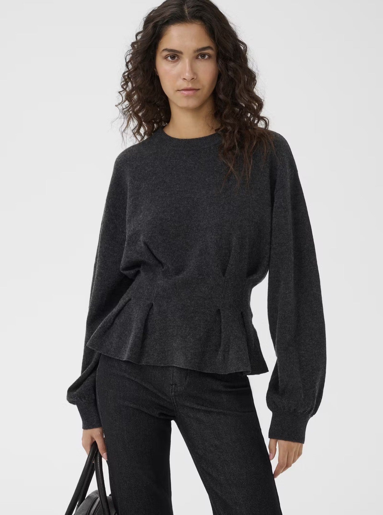 GESTUZ GMANZI PULLOVER - GANACHE/BROWN