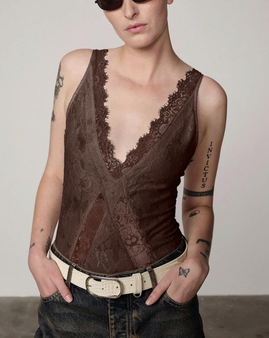 HERKIND JOHANNES BODYSTOCKING - JAVA BROWN