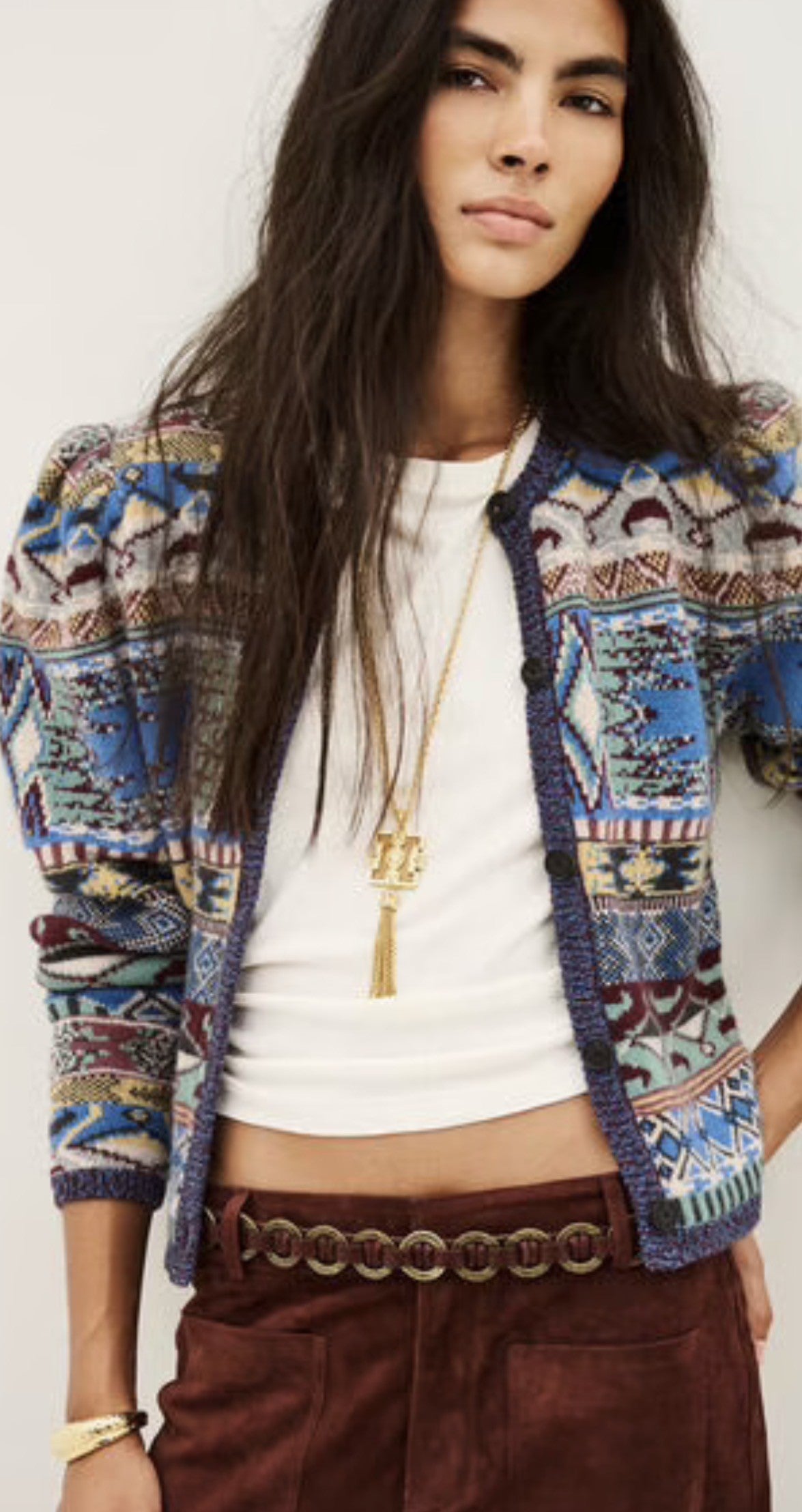 BASH VEST MAJA - MULTICOLOUR
