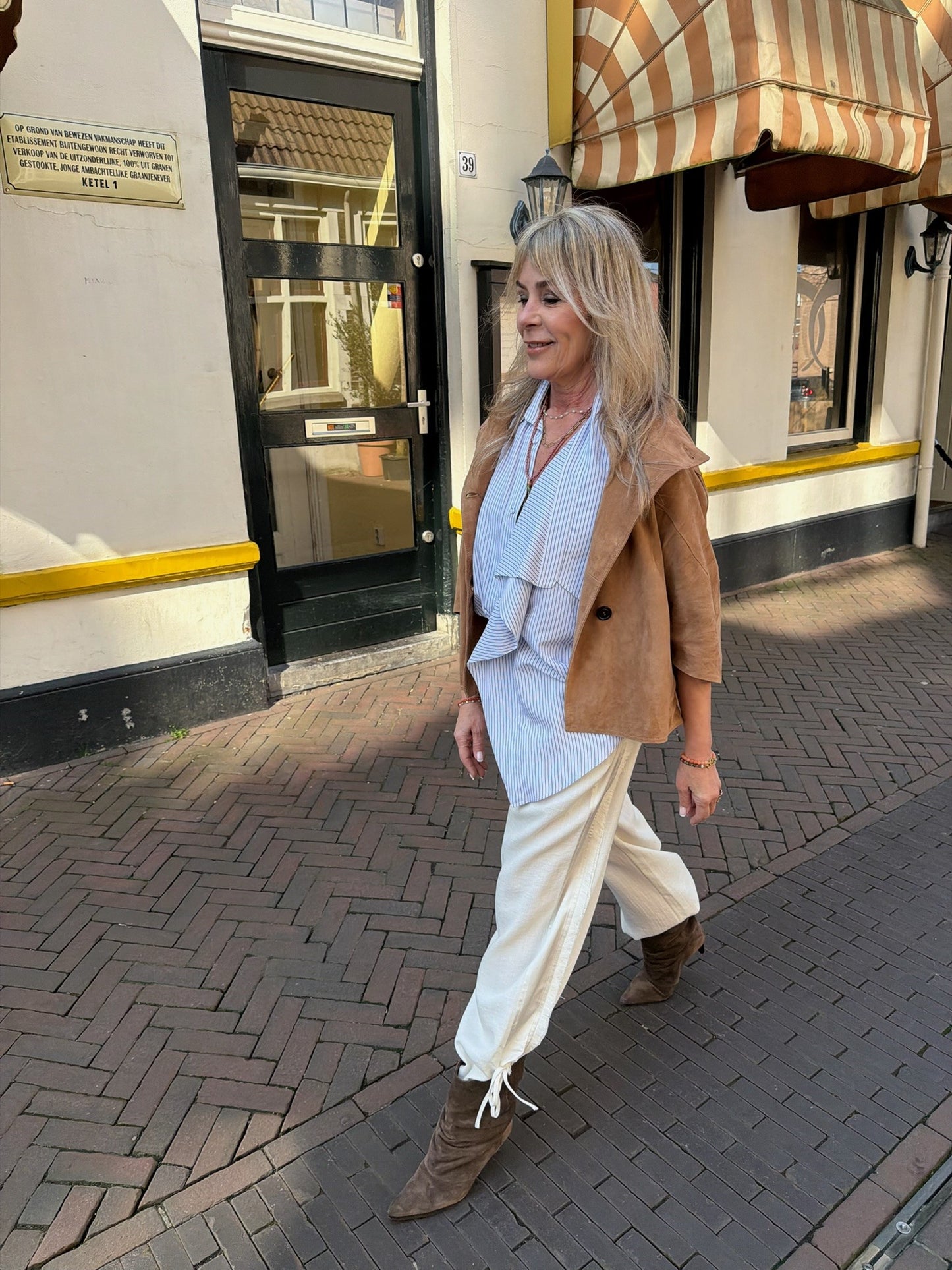 STUDIO AR BY ARMA - CLARA JACKET - SUEDE - MOUSSE