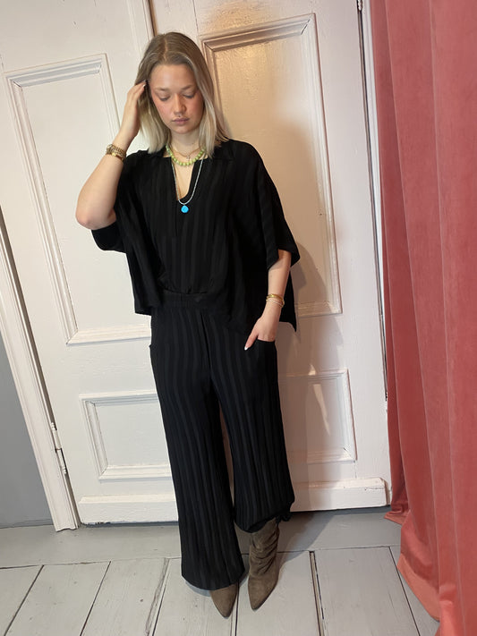 MARGAUX LÖNNBERG NED PANTALON BLACK