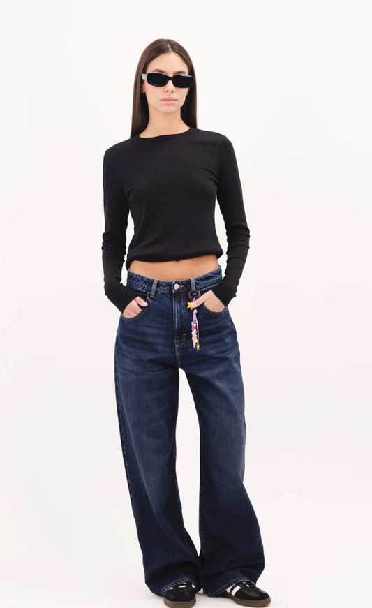 ICON DENIM POPPY JEANS- DUSTY BLUE