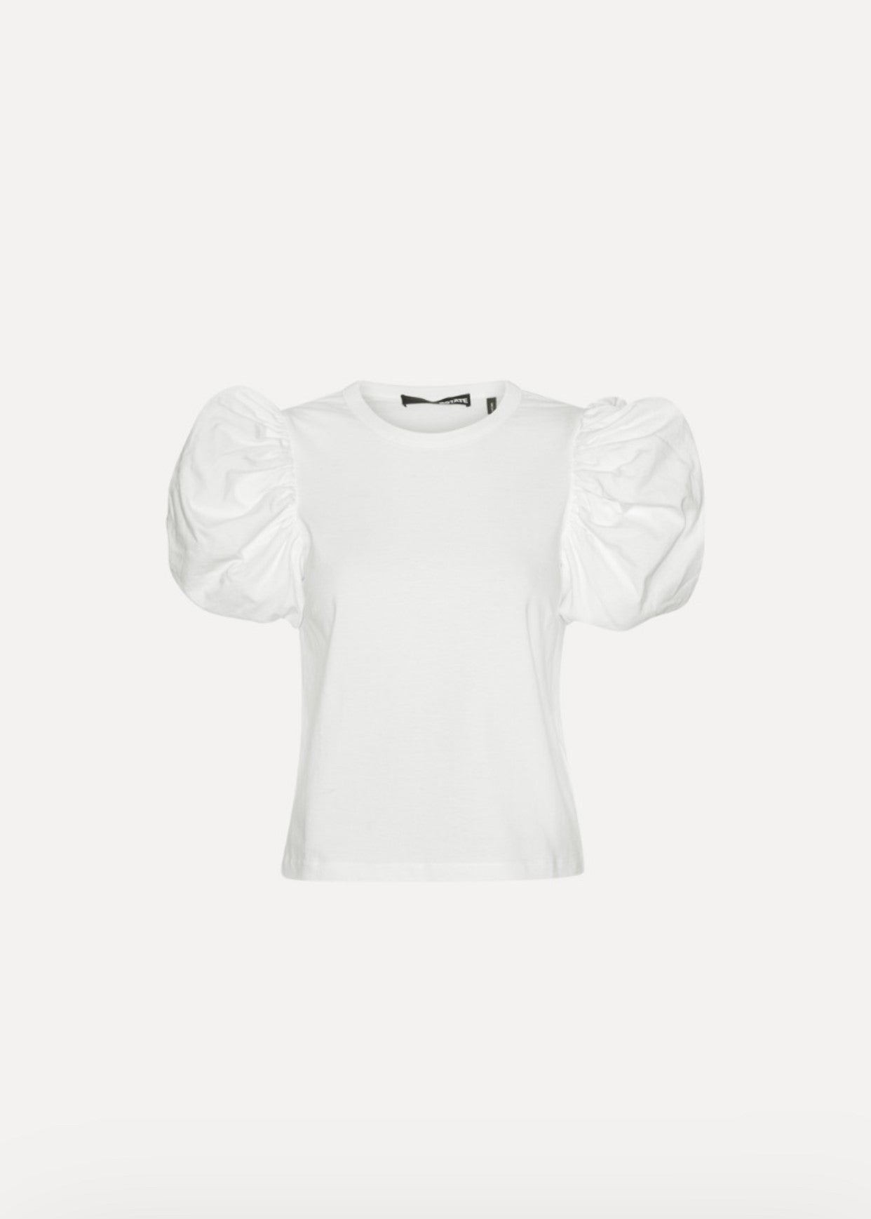 ROTATE PUFF SLEEVE T-SHIRT - WIT