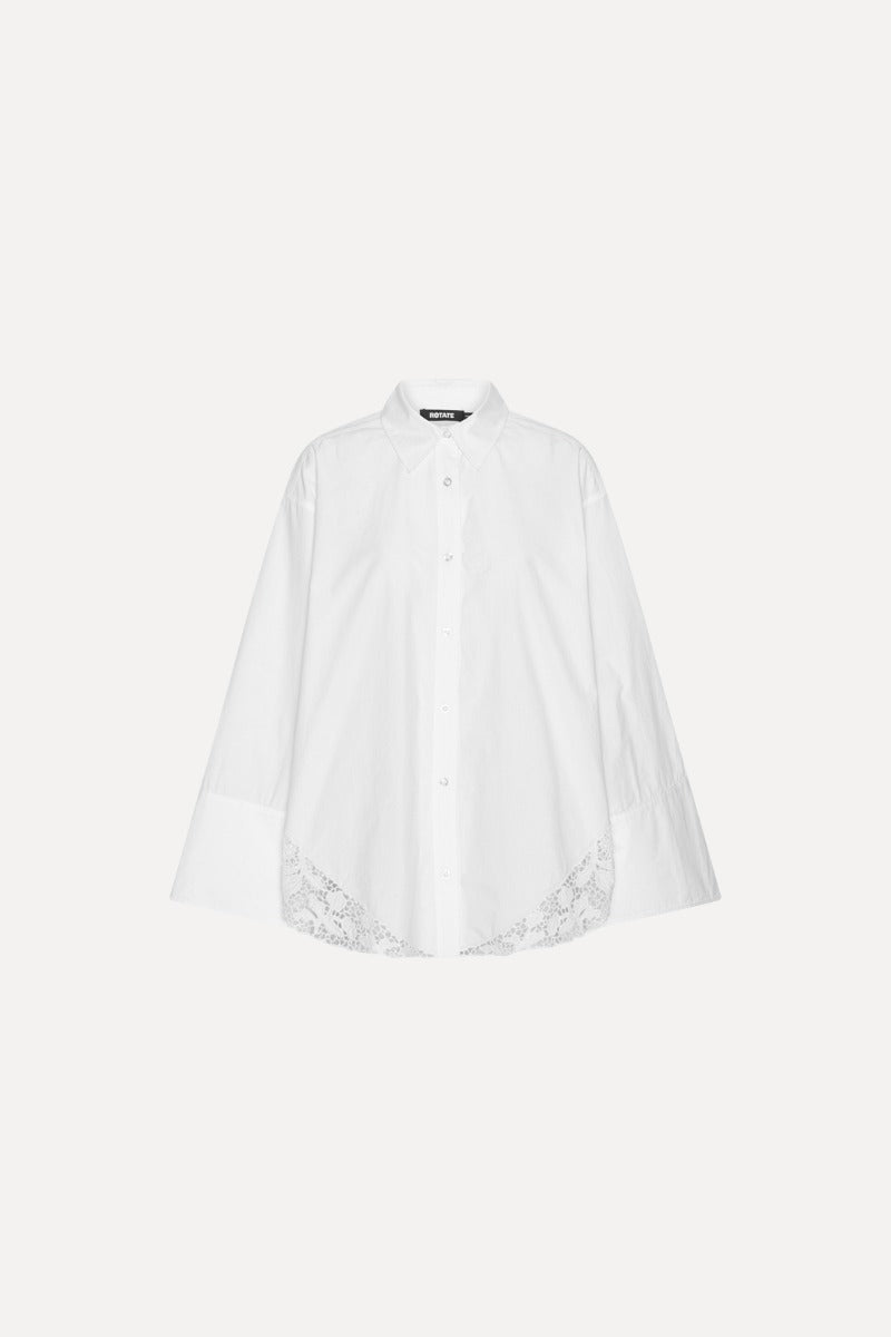 ROTATE OVERSIZED SHIRT BRIGHT WHITE