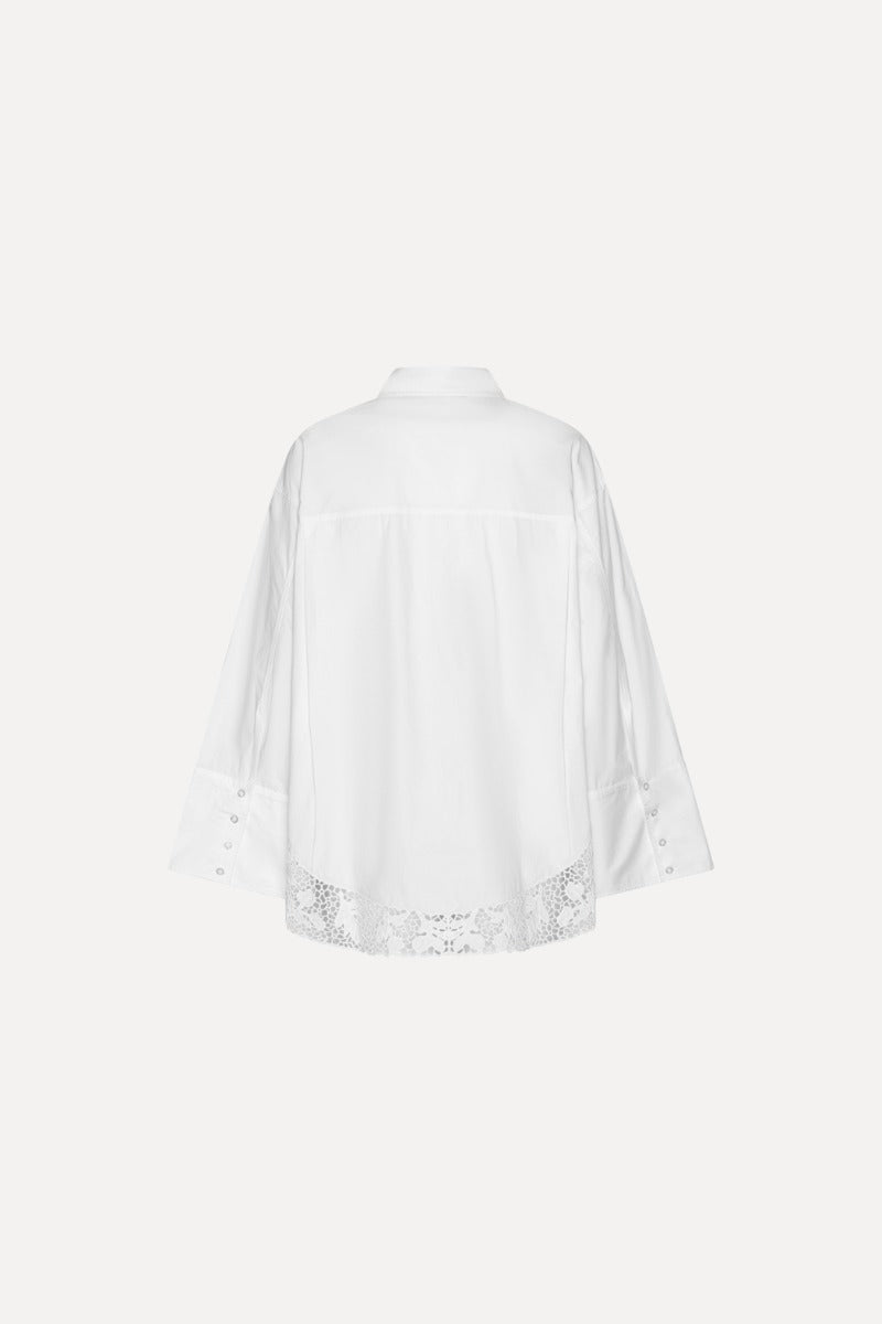 ROTATE OVERSIZED SHIRT BRIGHT WHITE