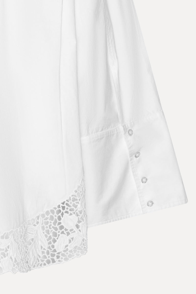 ROTATE OVERSIZED SHIRT BRIGHT WHITE