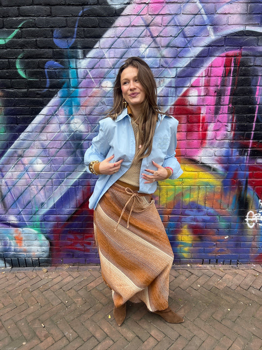 SEA ME HAPPY PRAIA SKIRT - EARTH