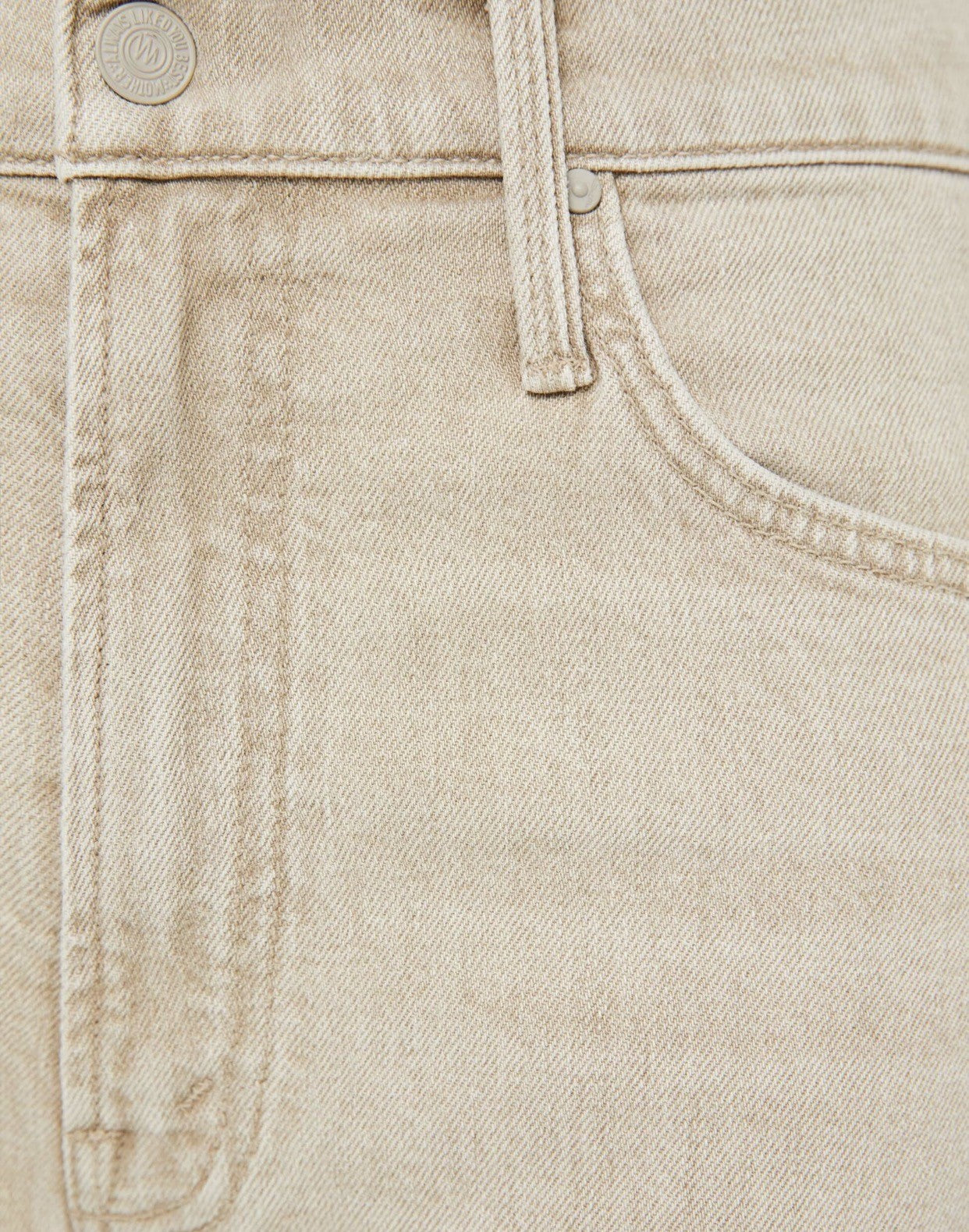 MOTHER THE UNDERCOVER SNEAK JEANS - CARAMEL