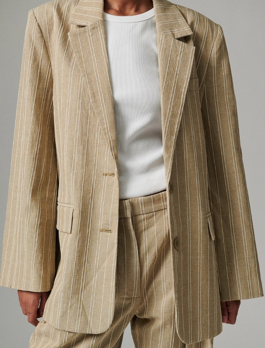 DAY ET BIRGER DORIS BLAZER  - LINEN TREADS -TREE HOUSE