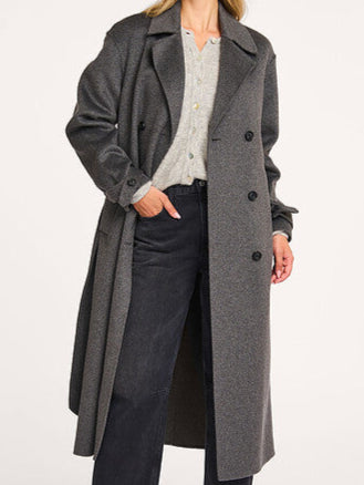 STUDIO AR MAE WOOL BLEND JAS - DARK GREY