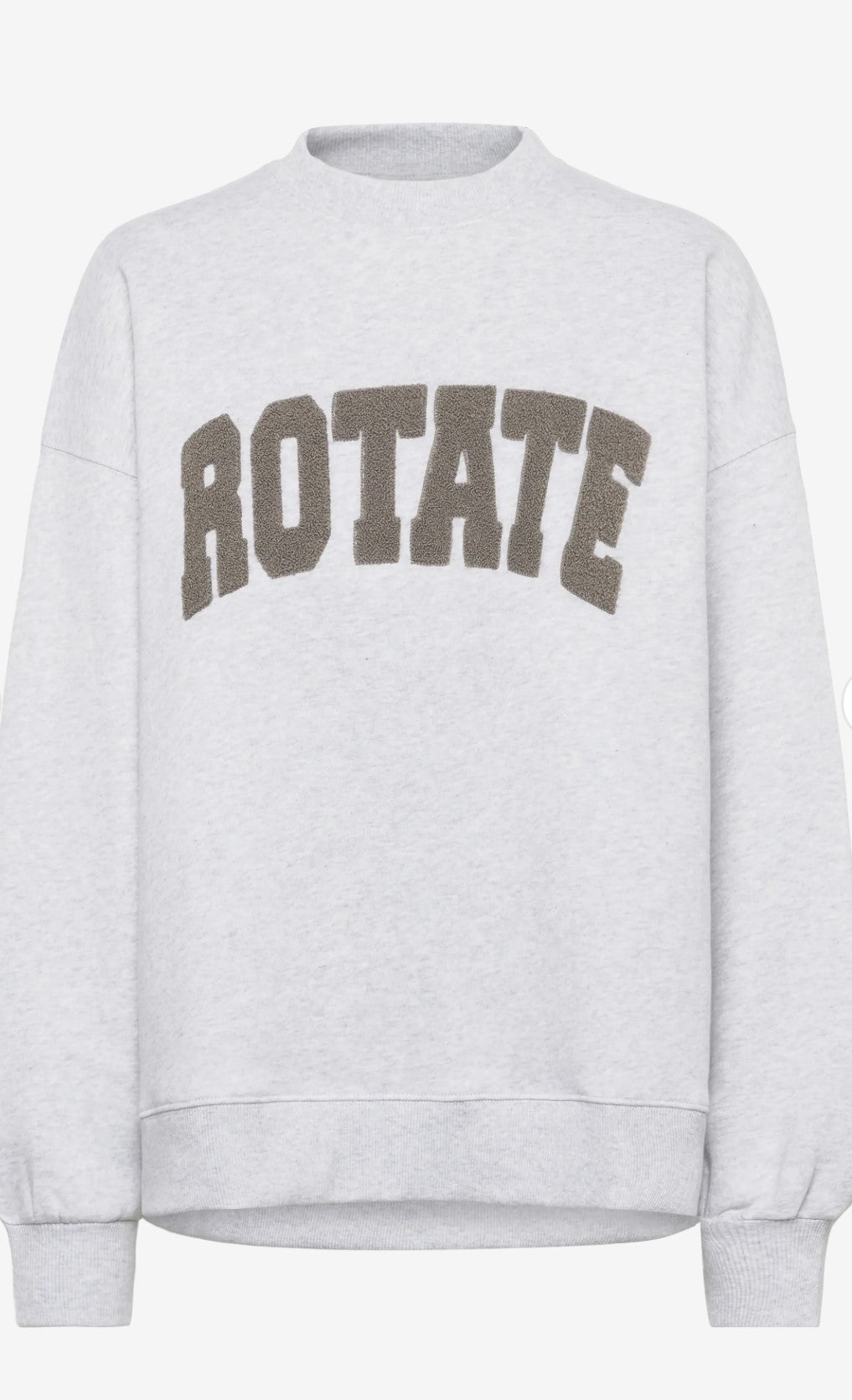ROTATE HEAVY SWEAT CREWNECK - LICHT GRIJS MELANGE