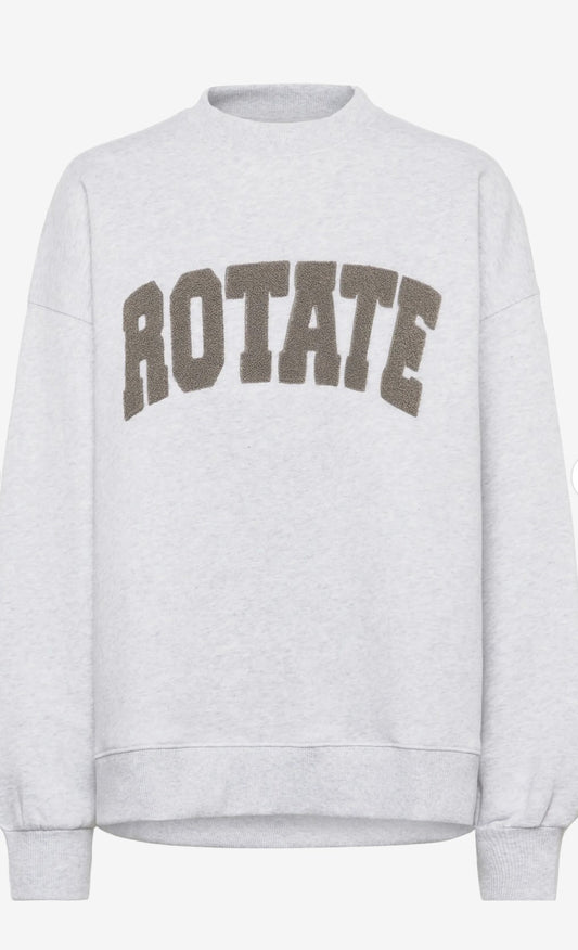 ROTATE HEAVY SWEAT CREWNECK - LICHT GRIJS MELANGE