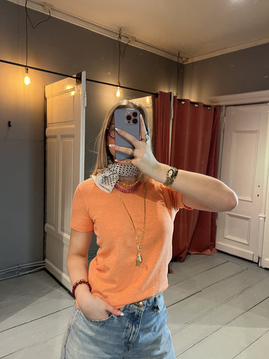 AMERICAN VINTAGE SONOMA T-SHIRT - ABRICOTINE VINTAGE