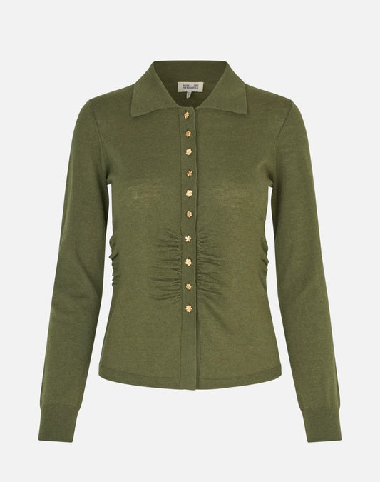 BAUM UND PFERDGARTEN CAMILINE VEST - ROSIN GREEN