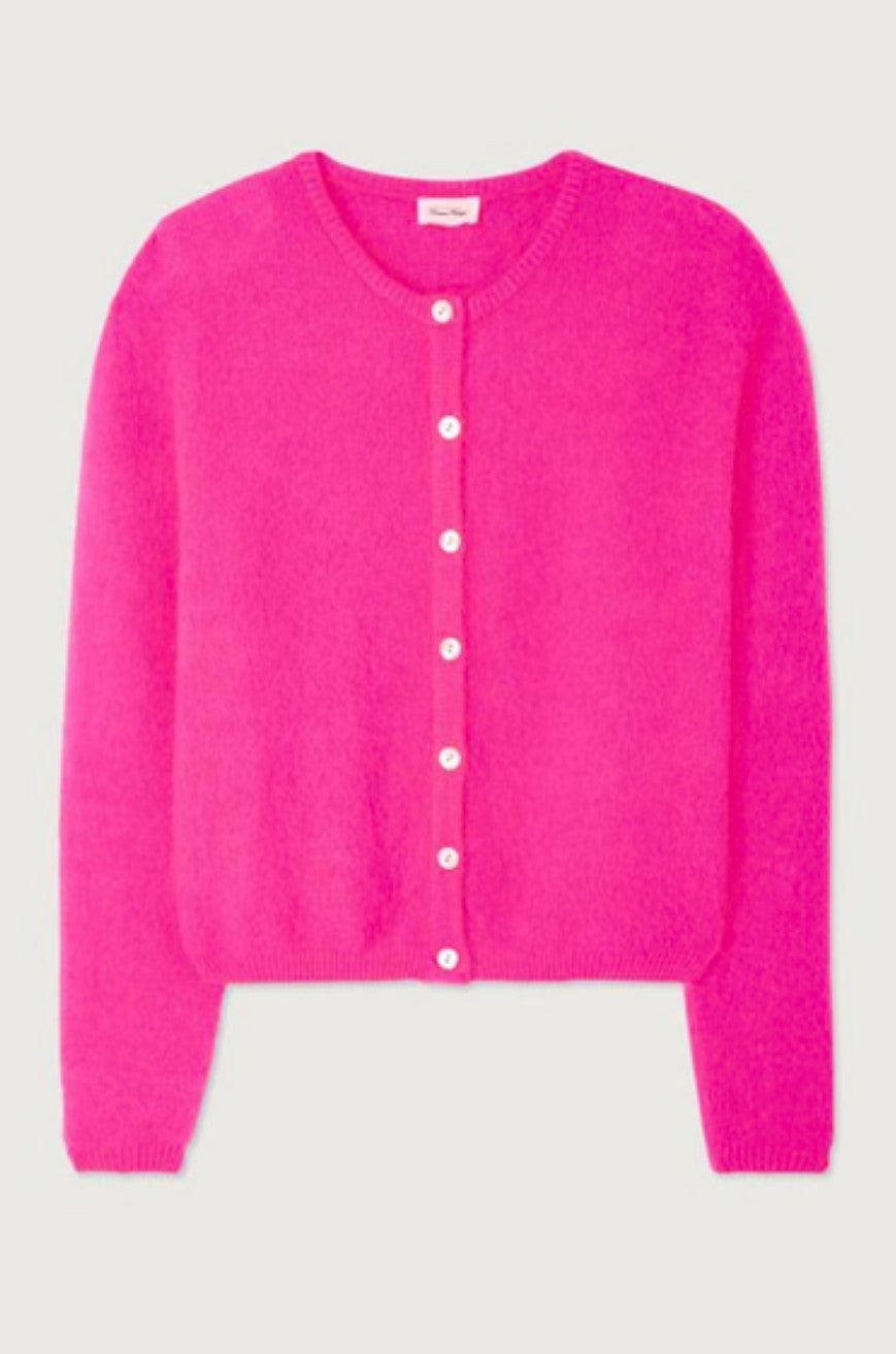 AMERICAN VINTAGE VITOW VEST - NEON ROZE -PINK MELANGE