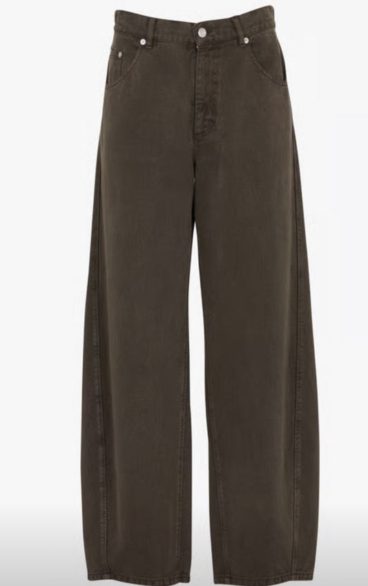 MARGAUX LONNBERG LUCA PANTALON - BROWN / KAKI